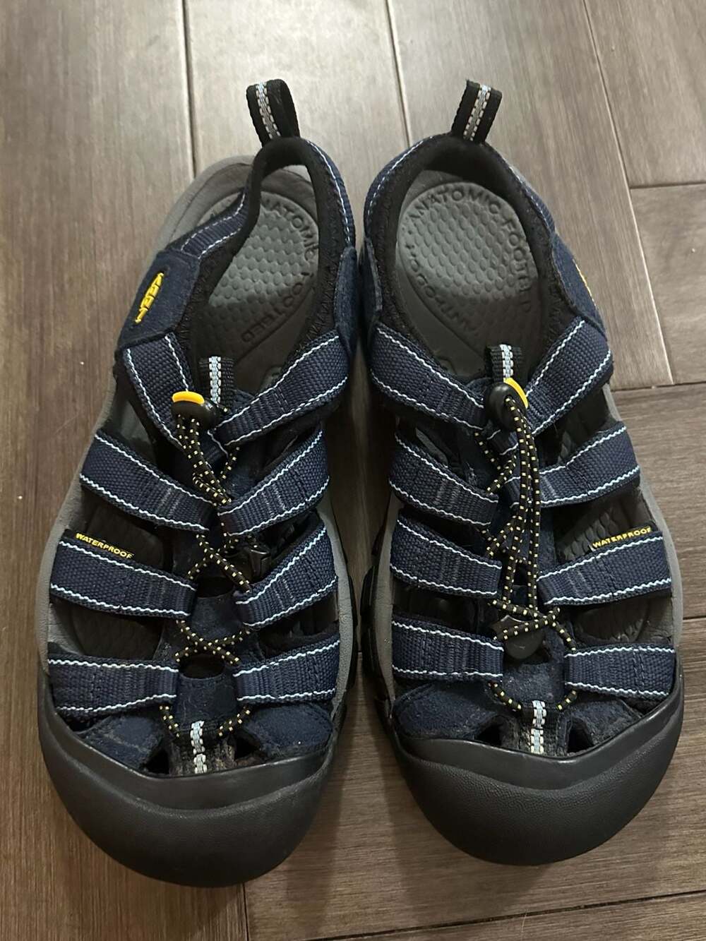 KEEN Newport H2 Navy/Medium Grey Sport Sandals-waterproof Size 8 Mens